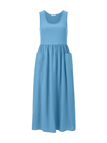 Rich & Royal Midikleid in hellblau - 0001