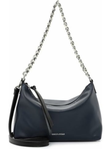 EMILY & NOAH Schultertasche für Erwachsene in blau in blau