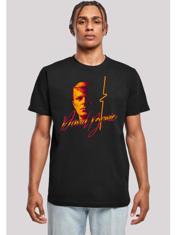 F4NT4STIC T-Shirt David Bowie Photo Angle 90s in schwarz