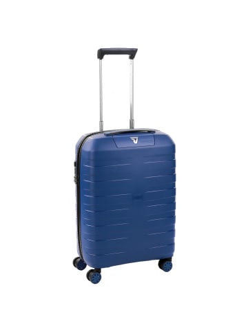 Roncato Box 4.0 - 4-Rollen-Kabinentrolley S 55 cm erw. in navy