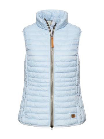 Camel Active Steppweste aus recyceltem Polyamid in Hellblau