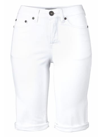 ARIZONA Jeansbermudas in weiß