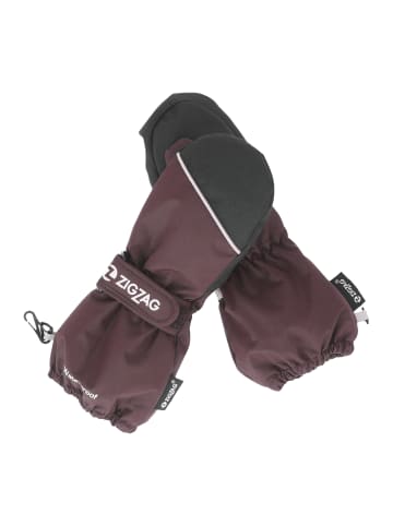 Zigzag Fingerhandschuhe Shildon in 4241 Fudge