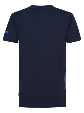 Petrol Industries T-Shirt mit Logo Gran Turismo Drift in Blau