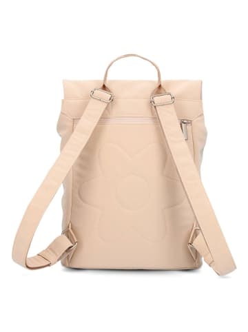 Zwei Mademoiselle.M Daypack 35 cm Laptopfach in sand
