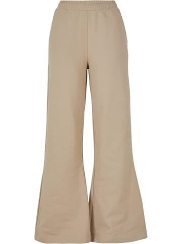 Urban Classics Urban Classics Damen Ladies Organic Ultra Wide Sweat Pants in wetsand