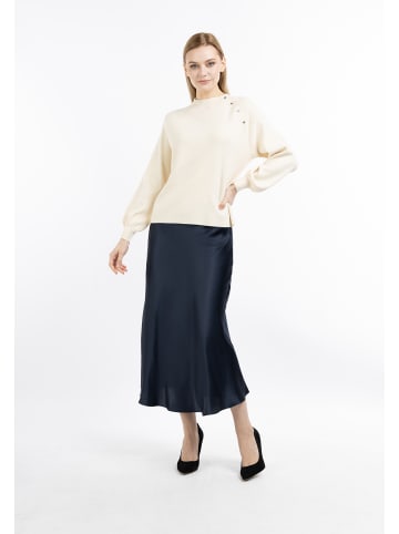 DreiMaster Klassik Damen Strickpullover Turtleneck in Elfenbein