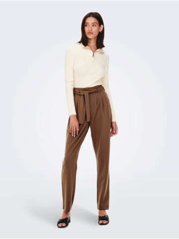 JACQUELINE de YONG Elegante High Waist Stoffhose Paperback Marlene Pants JDYTANJA in Braun