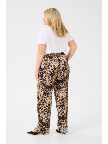 KAFFE curve Casual Hose KCjulia Loose fit in Leopard Print