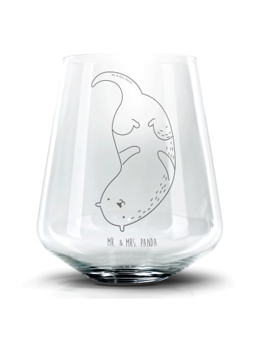 Mr. & Mrs. Panda Whiskyglas Otter Kopfüber ohne Spruch in Transparent