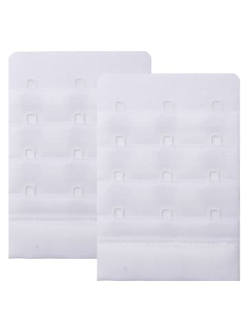 Skin Wrap BH-Verlängerung in 3 Haken (5.7 cm breit) Weiß