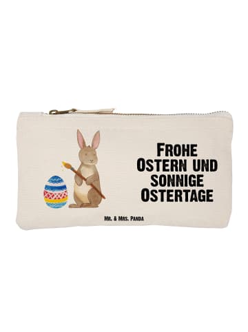 Mr. & Mrs. Panda Schminktasche Hase Eier Malen mit Spruch in Weiß