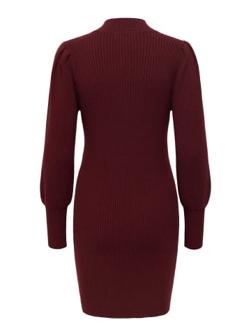 ONLY Strickkleid in Cabernet