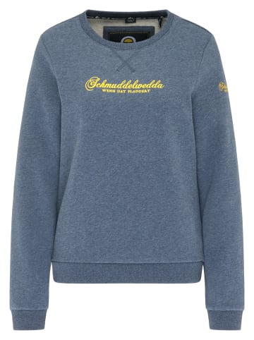 Schmuddelwedda Sweatpullover in Marine Melange