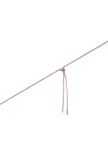 Vanzetti Ketten-/Kordelgürtel zum Binden in light gold shiny