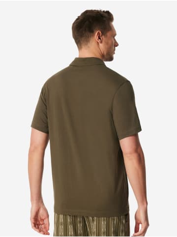 Schiesser Pyjamaoberteil Mix Relax in oliv