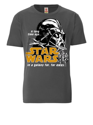 Logoshirt T-Shirt Krieg der Sterne in grau