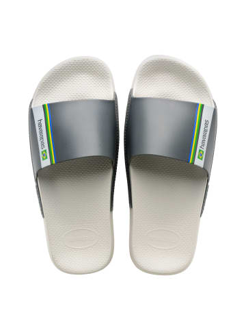 Havaianas Slide Clas Enfiler Sandalen Weiß
