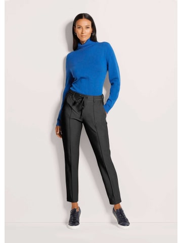 MADELEINE Stretchhose mit Tunnelzug in schwarz