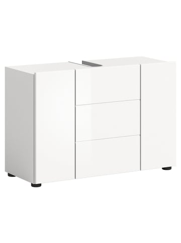 ebuy24 Waschbeckenunterschrank Vira Weiß 82 x 34 cm