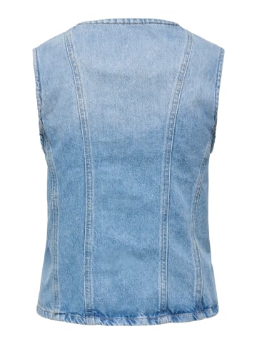 ONLY Weste in Light Blue Denim
