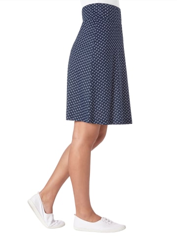 WITT WEIDEN Jerseyrock in marine-weiß-gemustert