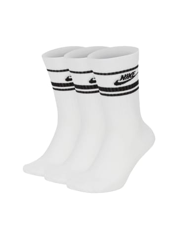 Nike Socken 3er Pack in Weiß/Schwarz