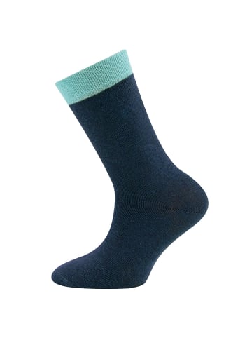 ewers 2er-Set Socken 2er Pack Punkte/Uni in tinte-staubblau