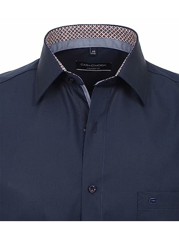 CASAMODA Kurzarm FreizeitHemd für Herren in blau