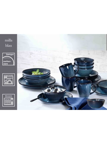 Ritzenhoff & Breker 8er Set Tafelservice Milla in blau