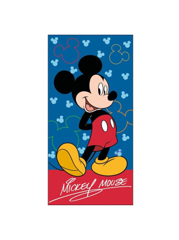Disney Mickey Mouse Disney Mickey Mouse Badehandtuch aus 100% Baumwolle Strandtuch in Mehrfarbig