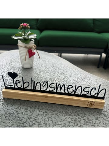 UNUS Deko-Schriftzug Aufsteller in Schwarz