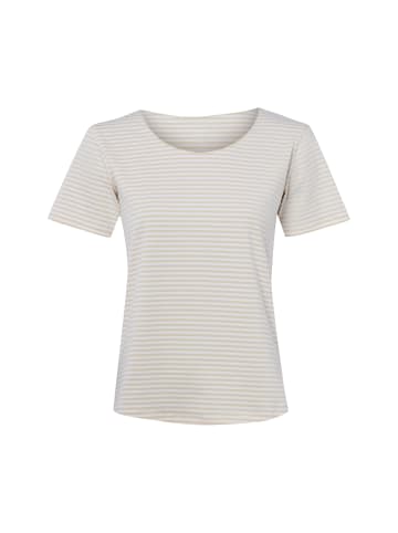 Franco Callegari T-Shirt in beige weiß