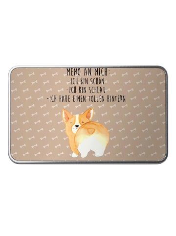 Mr. & Mrs. Panda Aufbewahrungsbox Corgi Po mit Spruch in Hundeglück