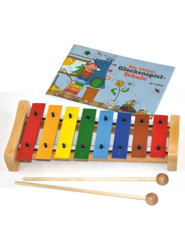Voggenreiter Buntes Glockenspielset mit Buch Kleine Glockenspielschule - ab 4 Jahre