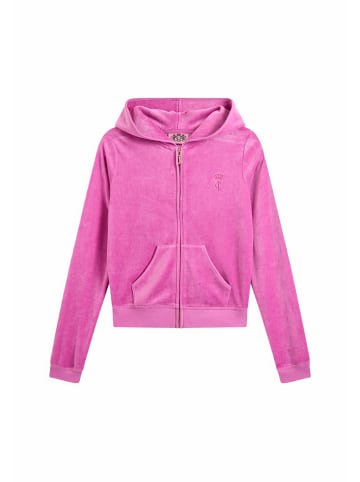 Juicy Couture Juicy Couture Zip-Kapuzenpullover in rosebud
