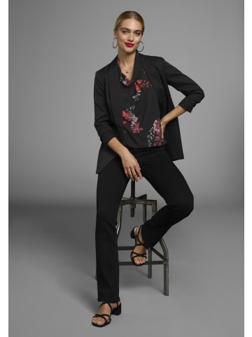 Laura Scott Blusentop in schwarz-rot