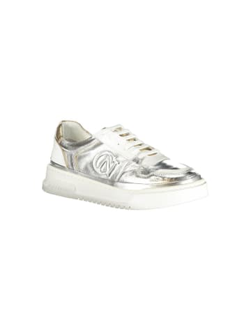 CAFèNOIR Grau Silber Leder Damen Sneaker