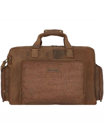 Greenland Nature Nature Weekender Reisetasche Leder 50 cm Laptopfach in cork