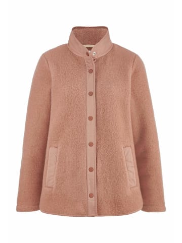 Hessnatur Wollfleece Jacke in rosé