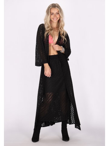 IZIA Damen Kimono in SCHWARZ