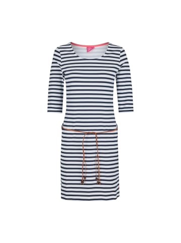 Salzhaut Knielanges Kleid (Midi) DODO in Navy-White