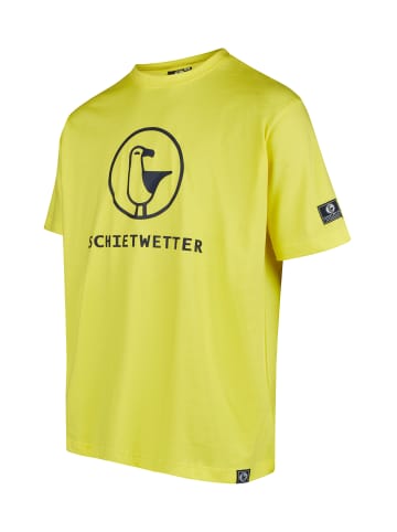 SCHIETWETTER T-Shirt "Fabian", in yellow/navy