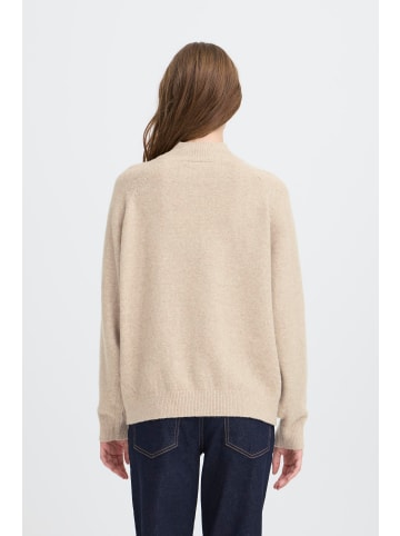 ICHI Strickpullover IHDASILA Loose fit in Oatmeal Melange