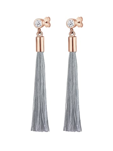 Elli Ohrringe 925 Rosegold Tassel in Rosegold