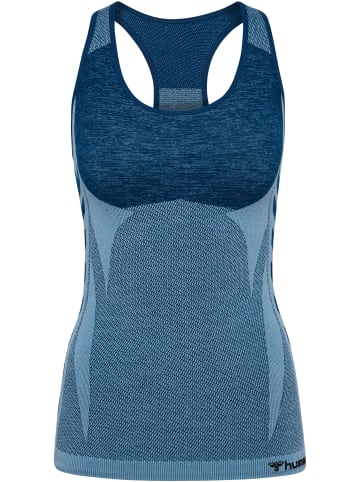 Hummel T-Shirt Hmlclea Multisport Damen in NAVY PEONY/FADED DENIM