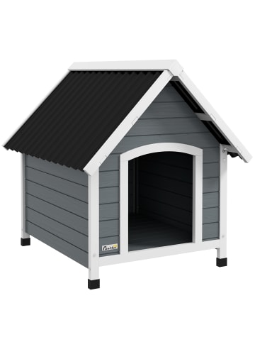 Pawhut Hundehütte 75L x 88B x 82H cm
