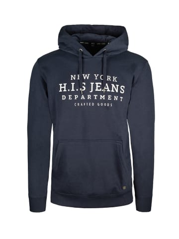 HIS Kapuzensweatshirt Hoodie Crafted Goods in navy