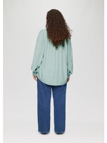 QS Bluse in 7217_salbeigrün