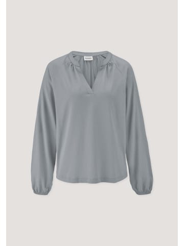 Hessnatur Hessnatur Jersey-Bluse Relaxed aus reiner Bio-Baumwolle in nebelblau